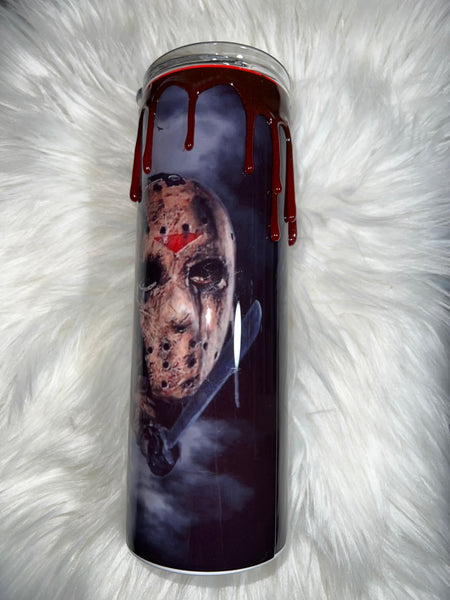20oz Jason /blood drip