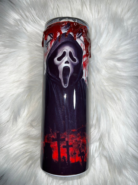 20oz Scream w/blood drip